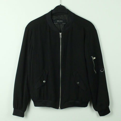 Second Hand ZARA  Blouson Gr. S schwarz uni Jacke (*)