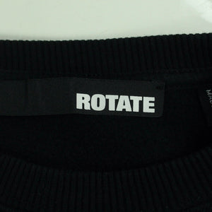 Second Hand ROTATE Sweatshirt Gr. M schwarz mit Stickerei (*)