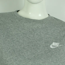 Laden Sie das Bild in den Galerie-Viewer, Second Hand NIKE Sweatshirt Gr. XS grau mit Logo Stickerei (*)