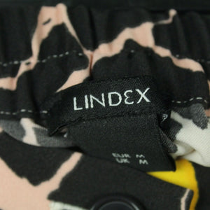 Second Hand LINDEX Rock Gr. M gelb mehrfarbig gemustert Maxirock (*)