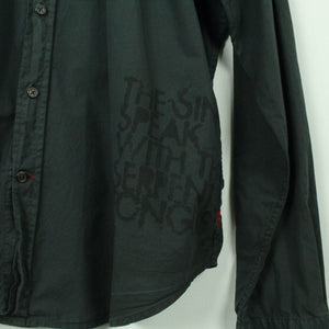 Second Hand GUESS JEANS Hemd Gr. L anthrazit langarm (*)