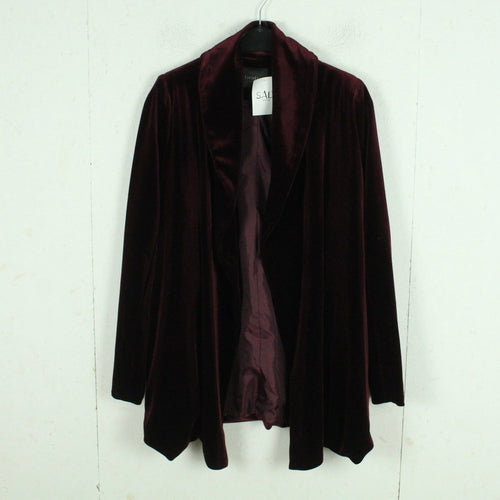 Second Hand GESTUZ Samtblazer Gr. 34 weinrot uni Samt Jacke (*)