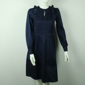 Second Hand BAUM UND PFERDGARTEN Kleid Gr. 38 blau uni Midikleid (*)