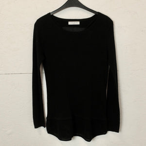 Second Hand SANDRO PARIS Pullover Gr. 3 (38) schwarz uni Strick (*)