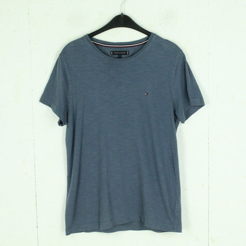 Second Hand TOMMY HILFIGER T-Shirt Gr. M blau rundhals (*)