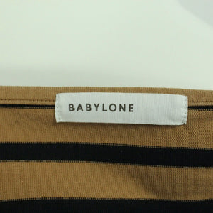 Second Hand BABYLONE Sweatshirt Gr. S braun schwarz gestreift (*)