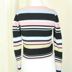 Second Hand MONKI Pullover Gr. S mehrfarbig gestreift Strick (*)