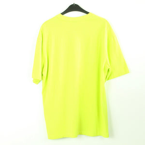 Second Hand SWEET SKTBS T-Shirt Gr. M gelb-grün mit Print (*)