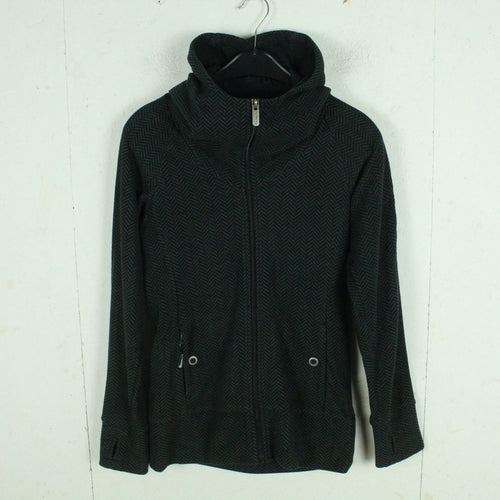 Second Hand BENCH Fleecejacke Gr. S grau schwarz gemustert Jacke (*)
