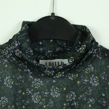 Laden Sie das Bild in den Galerie-Viewer, Second Hand EDITED Mesh Longsleeve Gr. 38 schwarz mehrfarbig geblümt (*)