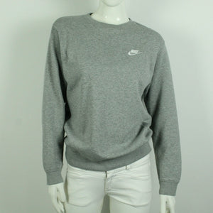 Second Hand NIKE Sweatshirt Gr. XS grau mit Logo Stickerei (*)