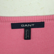 Laden Sie das Bild in den Galerie-Viewer, Second Hand GANT Pullover Gr. L pink uni Strick (*)