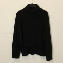 Laden Sie das Bild in den Galerie-Viewer, Second Hand ZADIG &amp; VOLTAIRE Pullover mit Wolle Gr. S schwarz Glitzer Strick (*)