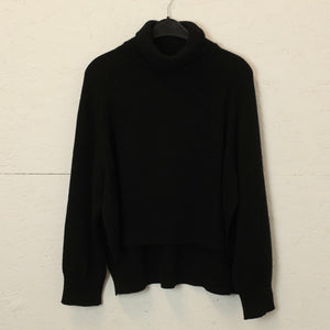 Second Hand ZADIG & VOLTAIRE Pullover mit Wolle Gr. S schwarz Glitzer Strick (*)