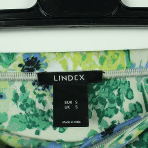 Second Hand LINDEX Rock Gr. S grau mehrfarbig geblümt Maxirock (*)