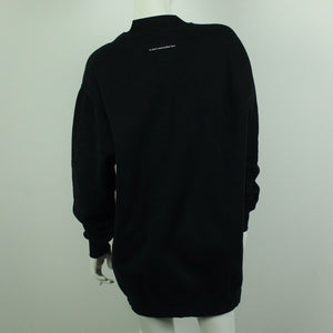 Second Hand MAISON HEROINE Sweatshirt Gr. S schwarz mit Print (*)