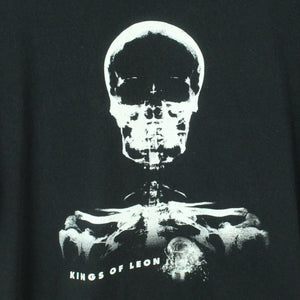 Vintage KINGS OF LEON T-Shirt / Bandshirt Gr. M schwarz mit Print und Backprint (*)