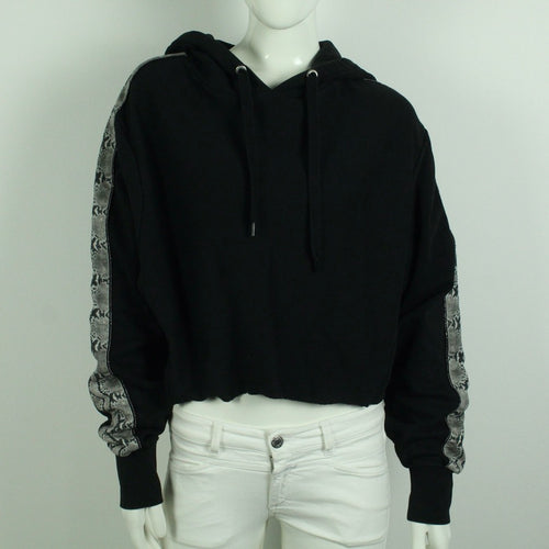 Second Hand REPLAY Hoodie Gr. M schwarz mit Applikation (*)