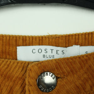 Second Hand COSTES BLUE Cordrock Gr. S ocker uni Minirock Rock (*)