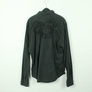 Second Hand GUESS JEANS Hemd Gr. L anthrazit langarm (*)