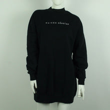 Laden Sie das Bild in den Galerie-Viewer, Second Hand MAISON HEROINE Sweatshirt Gr. S schwarz mit Print (*)