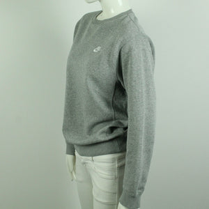 Second Hand NIKE Sweatshirt Gr. XS grau mit Logo Stickerei (*)