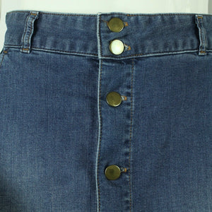 Second Hand INWEAR Jeansrock Gr. 36 blau uni Rock Maxirock (*)