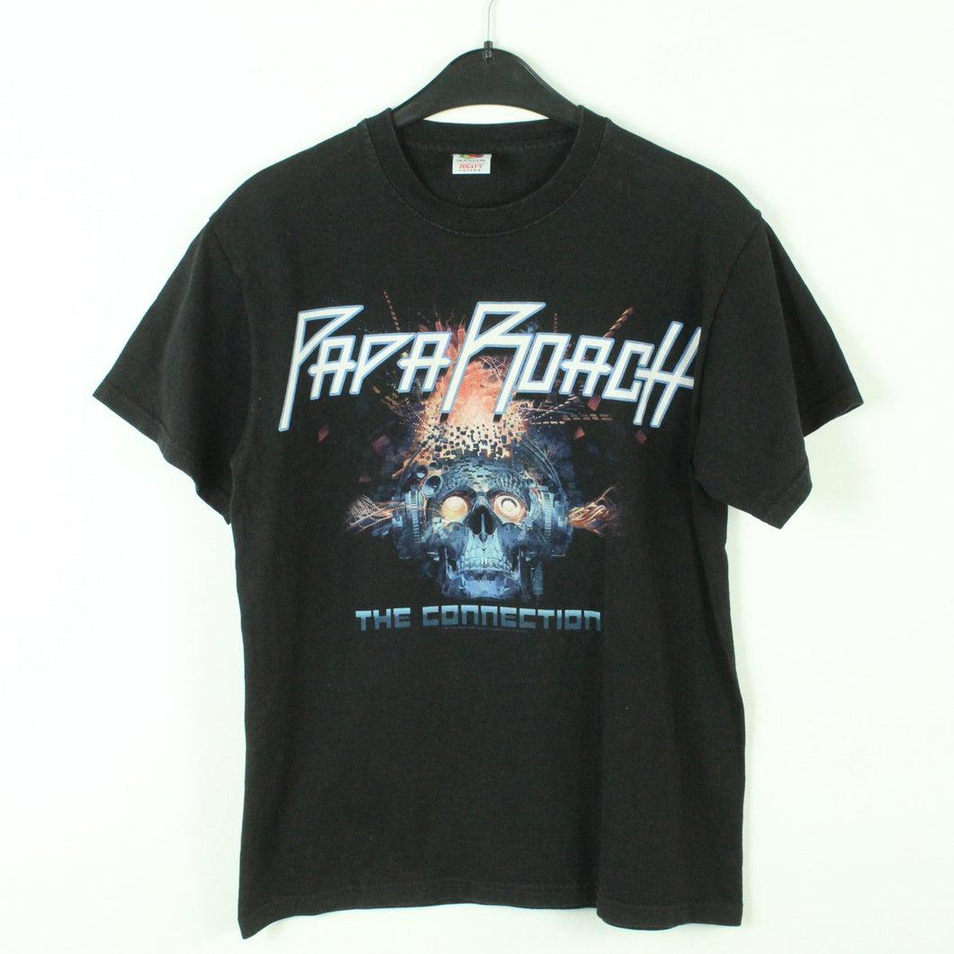 Vintage PAPA ROACH T-Shirt / Bandshirt Gr. M schwarz mit Print THE CONNECTION