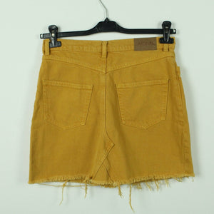 Second Hand MONKI Jeansrock Gr. 40 ocker uni Minirock Rock (*)