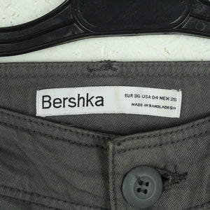 Second Hand BERSHKA Cargohose Gr. 36 grau uni Hose (*)