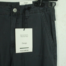 Laden Sie das Bild in den Galerie-Viewer, Second Hand BERSHKA Cargohose Gr. 34 grau uni Hose NEU (*)