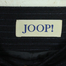 Laden Sie das Bild in den Galerie-Viewer, Second Hand JOOP Bundfaltenhose Gr. 36 blau Nadelstreifen Hose (*)