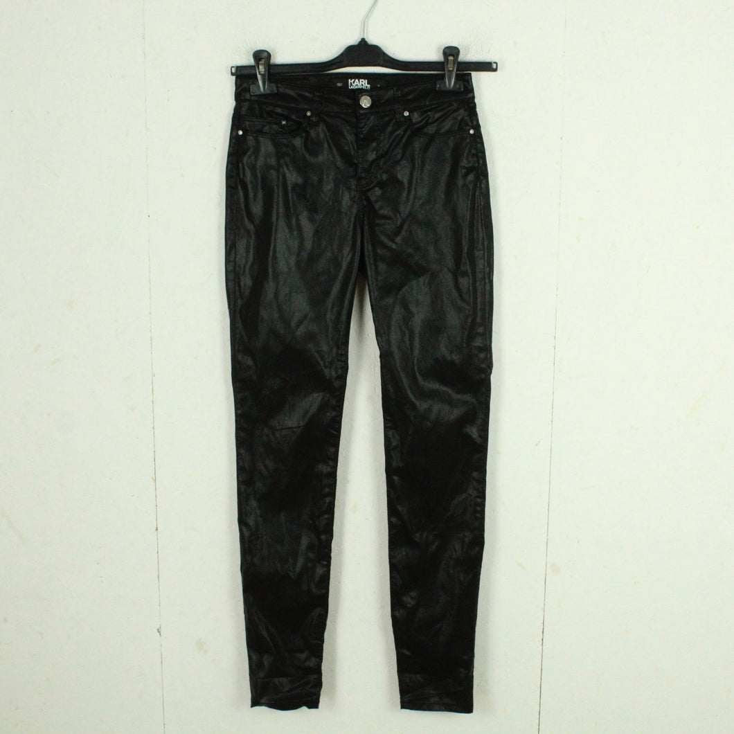 Second Hand KARL LAGERFELD Hose Gr. 26 schwarz (*)