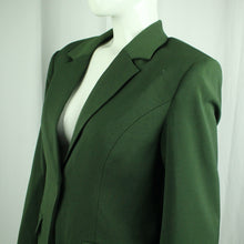 Laden Sie das Bild in den Galerie-Viewer, Second Hand NA-KD Blazer Gr. 38 grün uni Jacke (*)