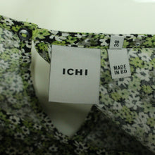 Laden Sie das Bild in den Galerie-Viewer, Second Hand ICHI Bluse Gr. 38 schwarz mehrfarbig geblümt (*)