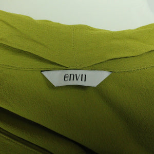 Second Hand ENVII Bluse Gr. S grün uni (*)