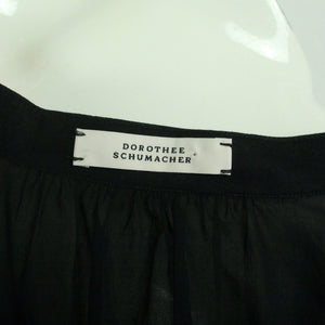 Second Hand DOROTHEE SCHUMACHER Bluse Gr. 2 (S) schwarz uni (*)