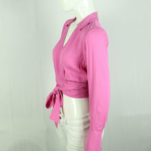 Laden Sie das Bild in den Galerie-Viewer, Second Hand &amp; OTHER STORIES Wickelbluse Gr. 36 pink uni Bluse (*)