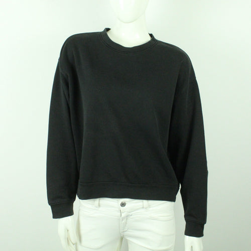 Second Hand WEEKDAY Sweatshirt Gr. S schwarz uni (*)