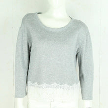 Laden Sie das Bild in den Galerie-Viewer, Second Hand CLAUDIE PERLOT Sweatshirt Gr. 2 (38) grau meliert (*)