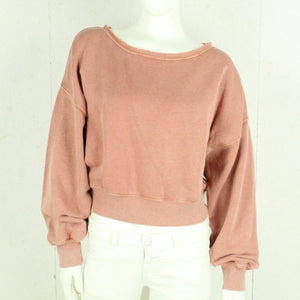 Second Hand FREE PEOPLE Sweatshirt Gr. S lachs uni (*)