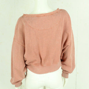 Second Hand FREE PEOPLE Sweatshirt Gr. S lachs uni (*)