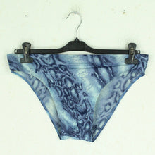 Laden Sie das Bild in den Galerie-Viewer, Vintage Badehose Gr. XL blau gemustert 80s 90s Swimwear