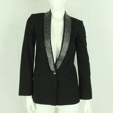 Laden Sie das Bild in den Galerie-Viewer, Second Hand ZARA Blazer Gr. XS schwarz uni Jacke (*)