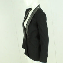 Laden Sie das Bild in den Galerie-Viewer, Second Hand ZARA Blazer Gr. XS schwarz uni Jacke (*)