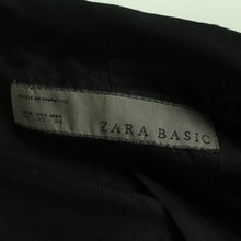 Laden Sie das Bild in den Galerie-Viewer, Second Hand ZARA Blazer Gr. XS schwarz uni Jacke (*)