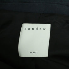 Laden Sie das Bild in den Galerie-Viewer, Second Hand SANDRO PARIS Blazer Gr. 34 blau uni Jacke (*)