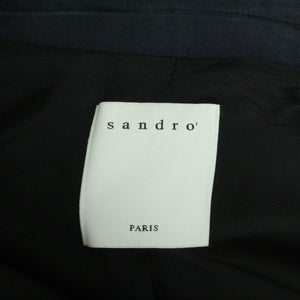 Second Hand SANDRO PARIS Blazer Gr. 34 blau uni Jacke (*)