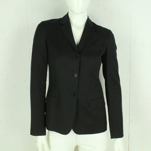 Second Hand CALVIN KLEIN Wollblazer Gr. 40 schwarz uni Jacke Wolle Blazer (*)