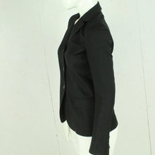 Laden Sie das Bild in den Galerie-Viewer, Second Hand CALVIN KLEIN Wollblazer Gr. 40 schwarz uni Jacke Wolle Blazer (*)